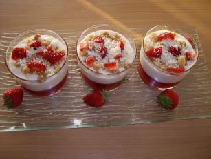 recette tiramisu fraise crumble