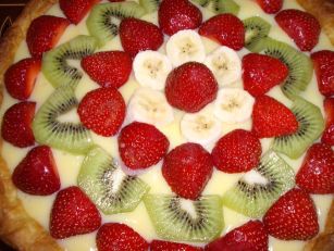 tarte fraise banane