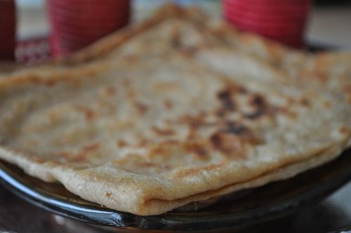 Crêpes à la farine de blé complet