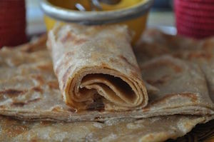 Crêpes à la farine de blé complet