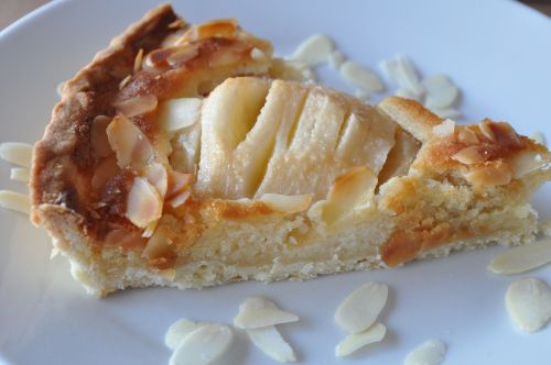 tarte aux poires amandine