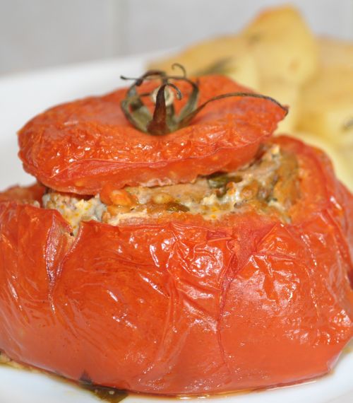 tomates farcie a la viande hachée