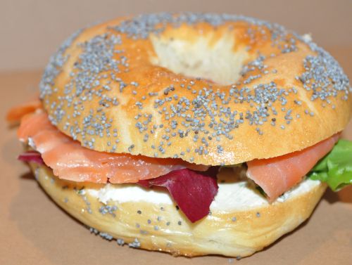 bagel au saumon