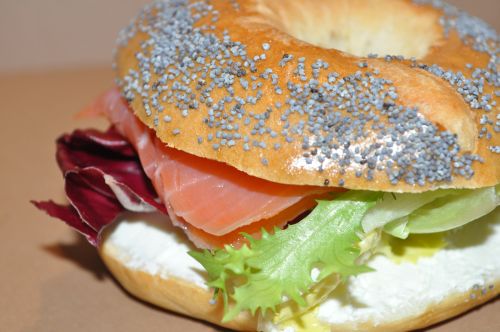 bagel au saumon