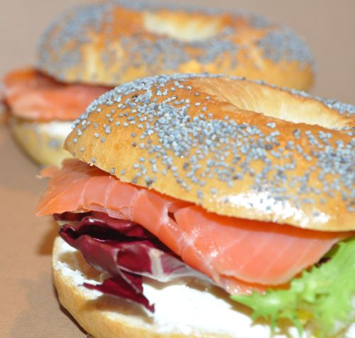 bagels au saumon