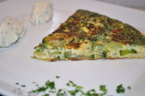 omelette de courgettes