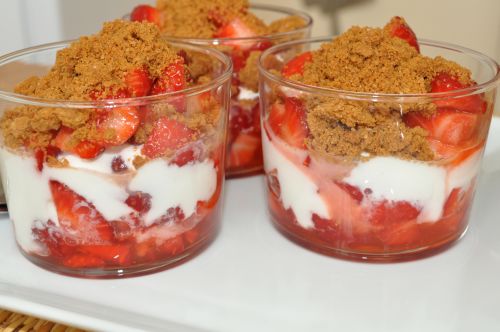 dessert speculoos fraise